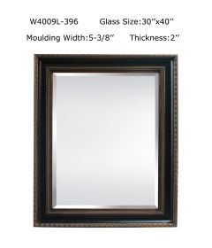 Classic Contour Frame – 36x72 Inches in Black