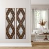 Contemporary Aspen Double Diamond Mirror