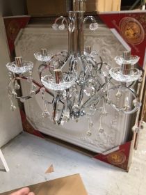 Silver Sorleona Chandelier