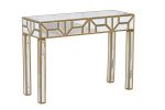 Beveled Mirrored Deco Console Table 47x31x16