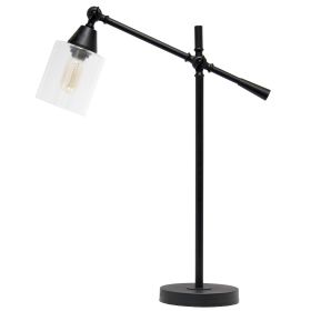 Vertically Adjustable Desk Lamp, Black