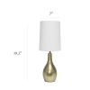 Gold Tear Drop Lamp