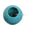 1 Light Mosaic Stone Ball Tabletop Lamp, Teal