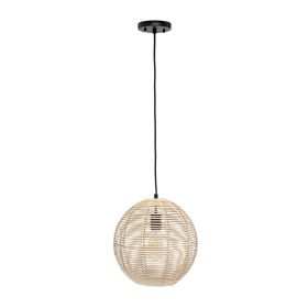 Ball Shaped Rattan Ceiling Pendant