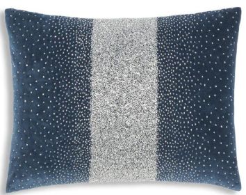 Crystal Navy Lumbar Pillow