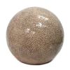 1 Light Mosaic Stone Ball Tabletop Lamp, Champagne