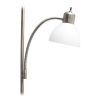 Brushed Nickel Floor Lamp with Reading Light