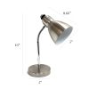 Semi-Flexible Desk Lamp, Brushed Nickel