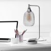 Industrial Mesh Desk Lamp, Chrome