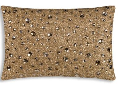 Aida Stone Beaded Pillow