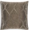 Akai Gray Beaded Pillow