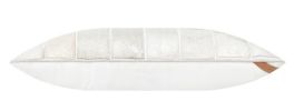 Akai Silver Hide Lumbar Pillow