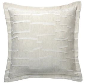 Alina Ivory Striped Euro Sham