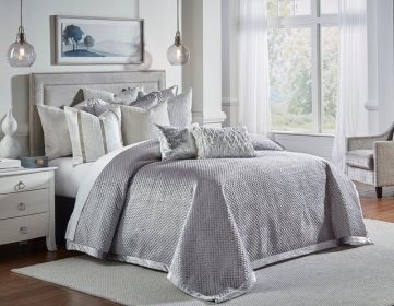 Amani Grey Queen Quilt Set