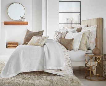 Amani Ivory King Quilt Set