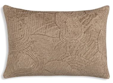 Amaya Natural Velvet Pillow