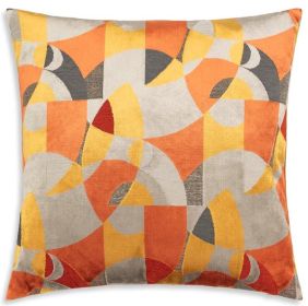 Amber Abstract Mulitcolor Pillow