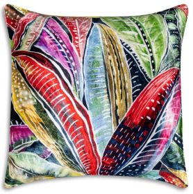 Amber Jungle Print Pillow