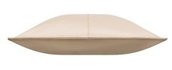 Atlas Beige Faux Leather Pillow