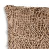 Atlas Beige Tassle Pillow