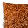 Atlas Rust Tassle Pillow