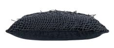 Atlas Black Tassle Pillow