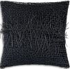 Atlas Black Tassle Pillow