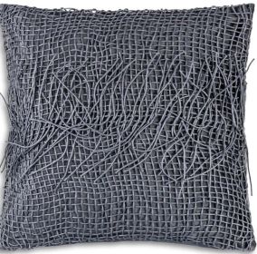 Atlas Grey Tassle Pillow