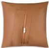 Atlas Coffee Buckle Pillow