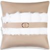 Atlas Ivory Beige Faux Fur Pillow