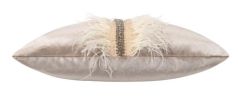 Ava Beige Velvet Pillow