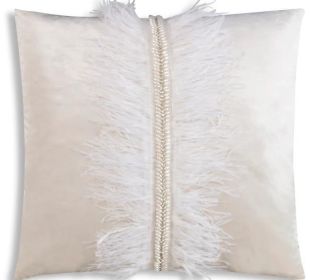 Ava Ivory Velvet Pillow