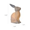 Porcelain Bunny Rabbit Shaped Animal Light Tabletop Lamp