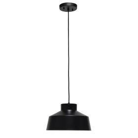 Industrial Barn Ceiling Pendant, Black