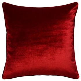 Castle Hill Zain Solid Red Pillow