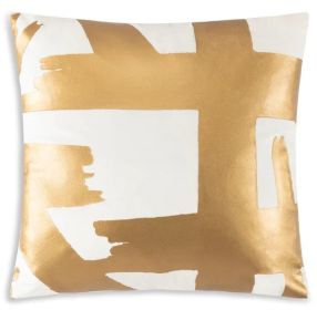 Cortana Ivory Gold Pillow