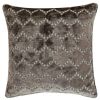 Grey Geometric Pattern Pillow