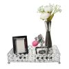 Elipse Crystal and Chrome Mirrored Vanity Tray