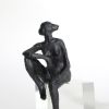 Home Decor Atlas Sitting Woman - C