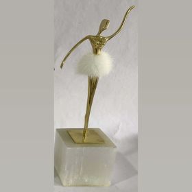 Home Decor Ballerina Selenite Ornament Large