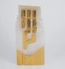 Home Decor Ella Selenite Gold Ornament - Medium