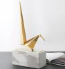 Home Decor Harlow Gold Origami Bird -Small