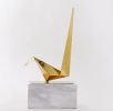 Home Decor Harlow Gold Origami Bird -Small