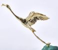 Home Decor Harlow Gold Bird on Rock - A