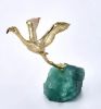 Home Decor Harlow Gold Bird on Rock - A