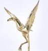 Home Decor Harlow Gold Bird on Rock -B