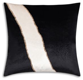 Demi Ivory Black Pillow