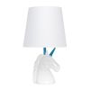 Sparkling Blue and White Unicorn Table Lamp