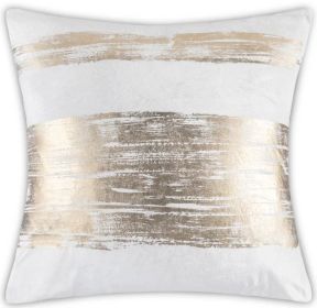 Leyla Ivory Gold Pillow