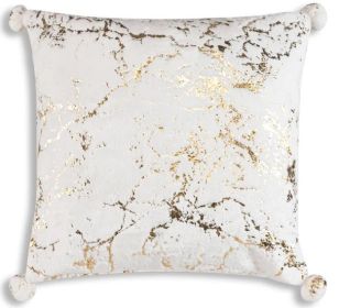 Rami Gold PomPom Pillow